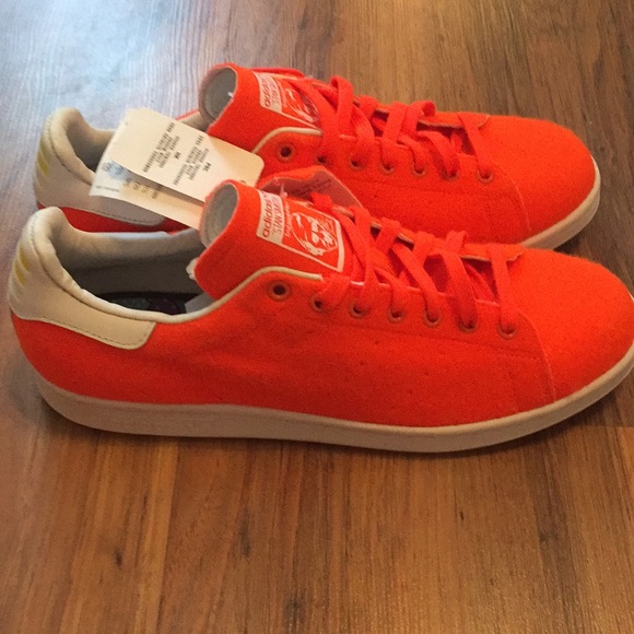adidas stan smith neon orange